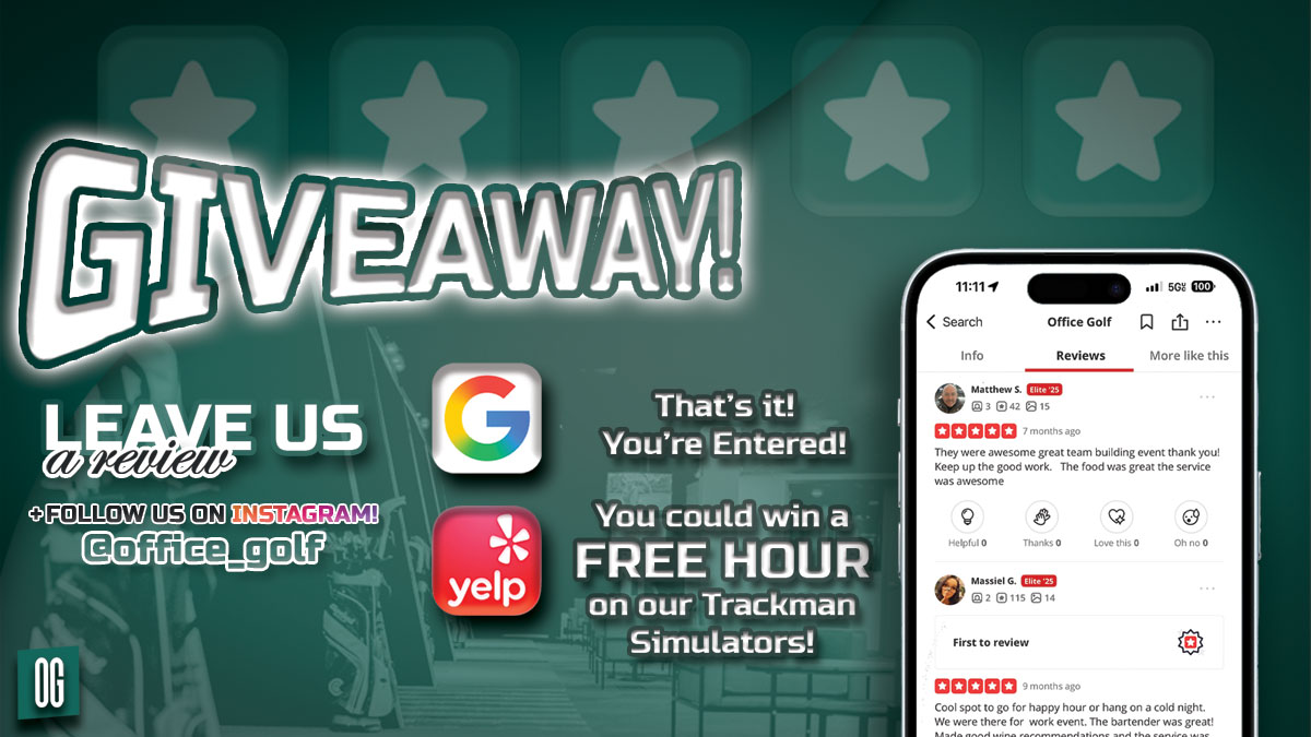 Giveaway at Golf Golf